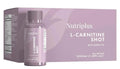 Nutriplus L-CARNITINE SHOT, suplemento líquido para energía y resistencia, con té verde.